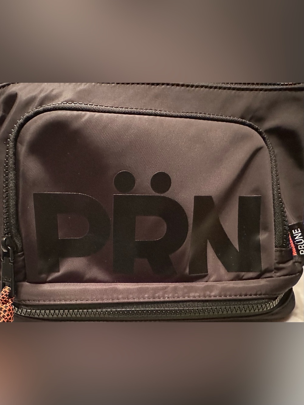 Prüne brand black nylon cosmetic bag NEW! - Picture 3 of 11